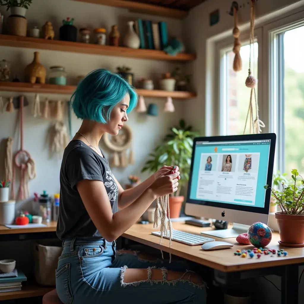 Изучаване на техники за домашен декор с ръчно изработени проекти.