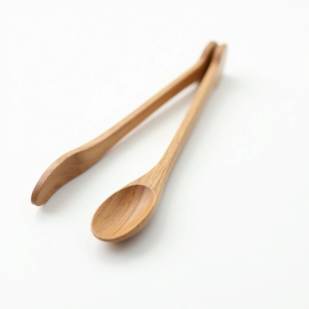 Salatbesteck aus Holz