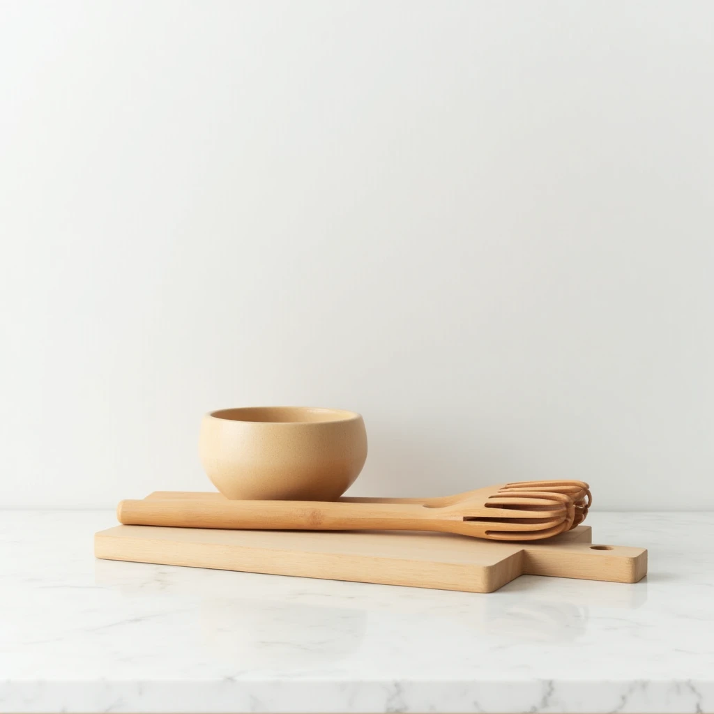 Küchenutensilien-Set aus Holz