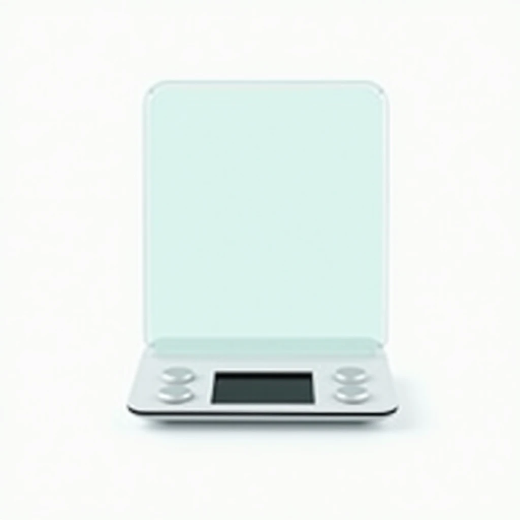 Küchenwaage aus Glas