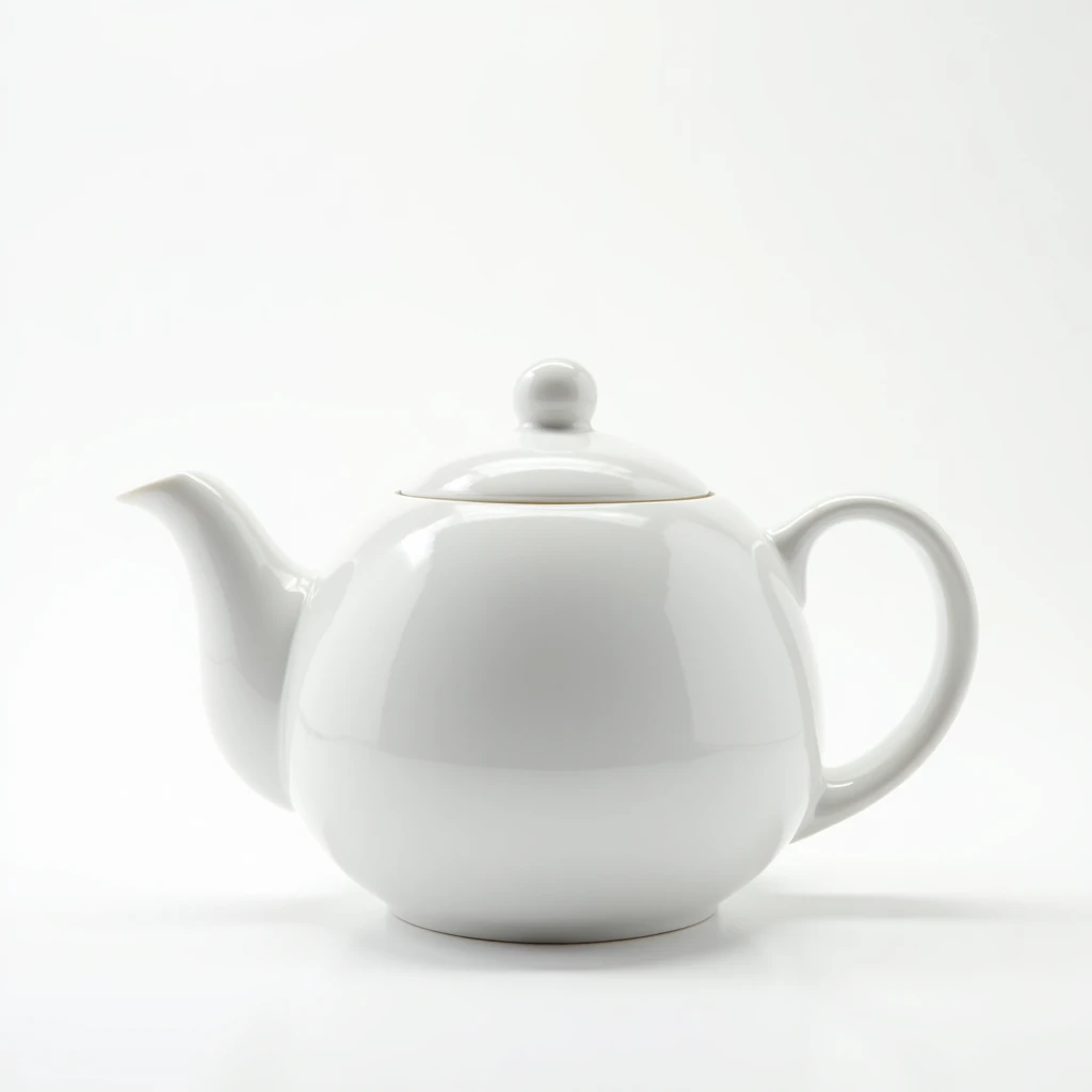 Teekanne aus Porzellan