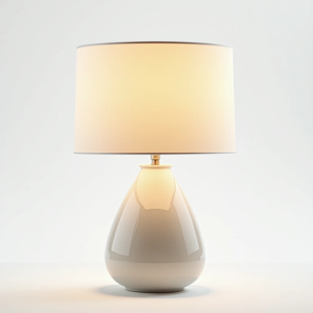 Moderne Tischlampe aus Keramik