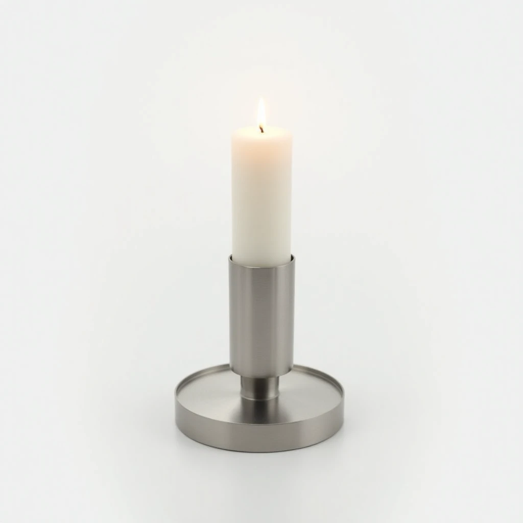 Kerzenhalter aus Edelstahl