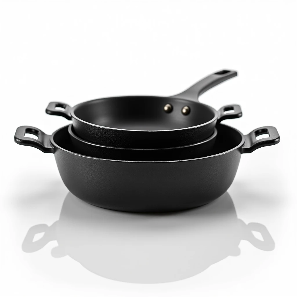 Kochgeschirr Set aus Gusseisen