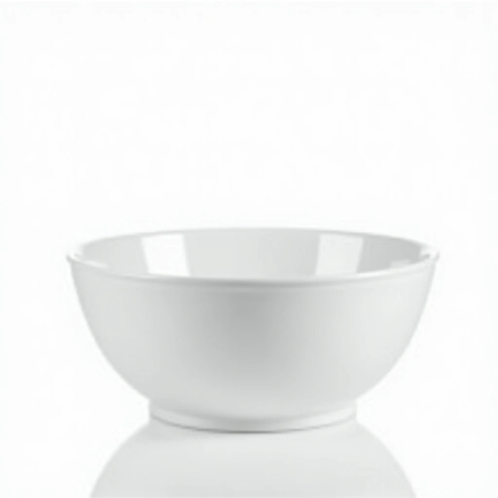 Mikrowellengeeignete Schüssel aus Kunststoff