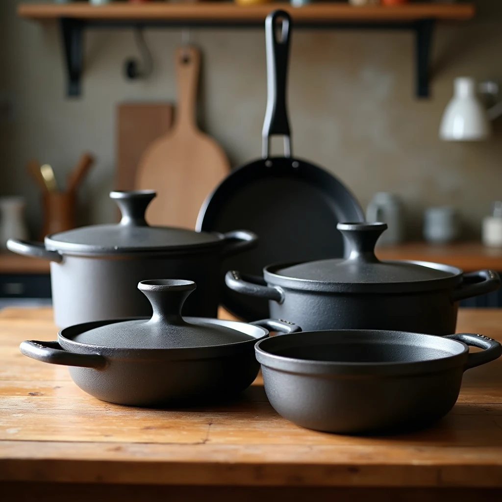 Hochwertige Töpfe aus Gusseisen