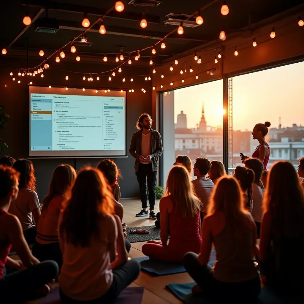 Professional team collaboration